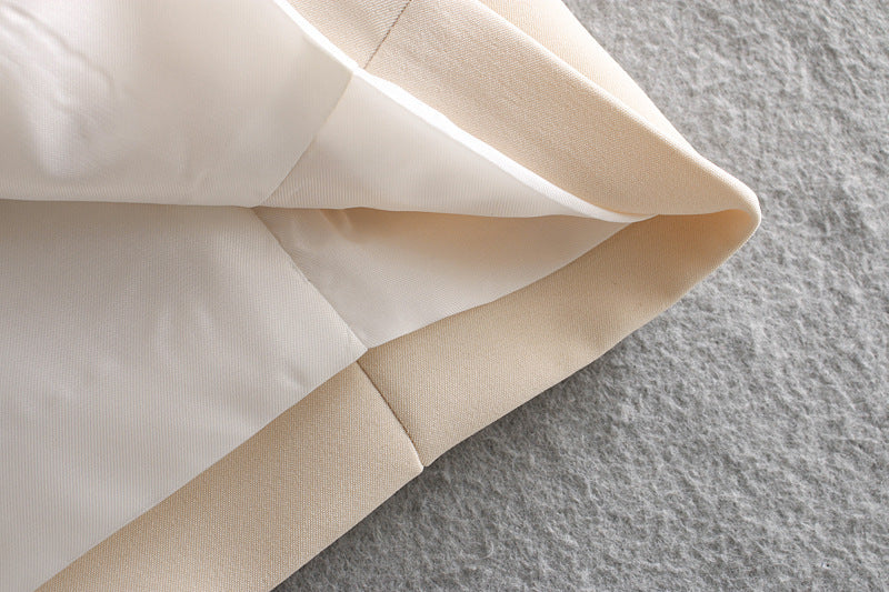 Drape commute one button blazer