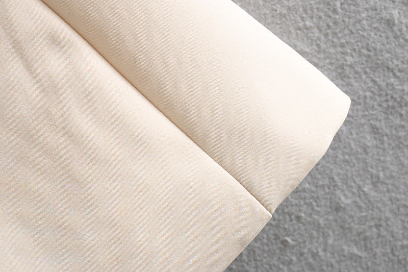 Drape commute one button blazer