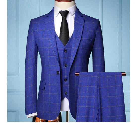 Three-piece suit for men
