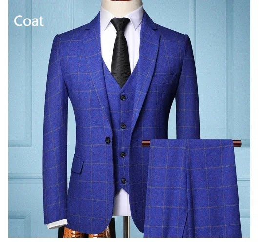 Three-piece suit for men